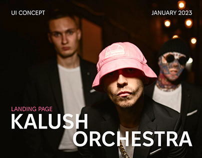 Landing Page for band Kalush Orchestra