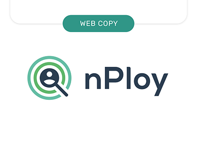 Web Copy for nPloy - Mobile app for job matching