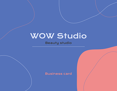 Beauty Studio Business card/ Визитка