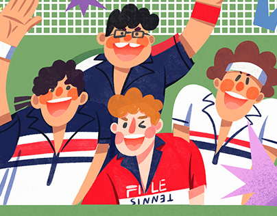 China Tennis Open Illustration Project