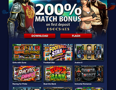 SpinPalace casino generic affiliate landing page
