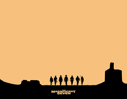 Western movie minimalist poster