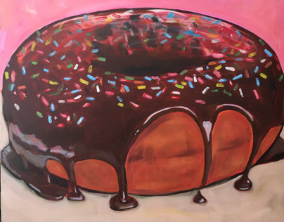 Donut painting