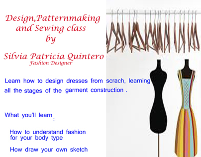 Design, Patternmaking and sewing Class