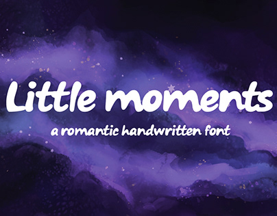 Little moments font