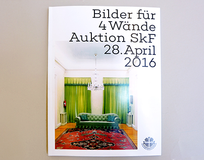 Catalog for benefit auction "Bilder für 4 Wände"