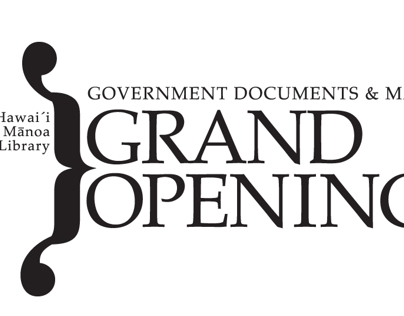 Government Documents & Maps Grand Opening
