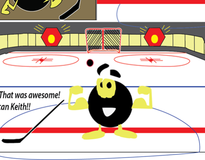 Hockey Puck Comic strip