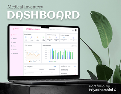 Project thumbnail - Medical Inventory Dashboard