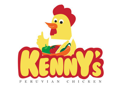 chicken restaurant logo and tri-fold menu design