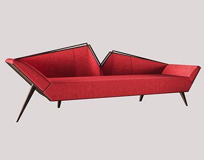 3D model, sofa Aravena by Christopher Guy