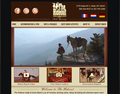Tablet Friendly Design for Guest Ranch