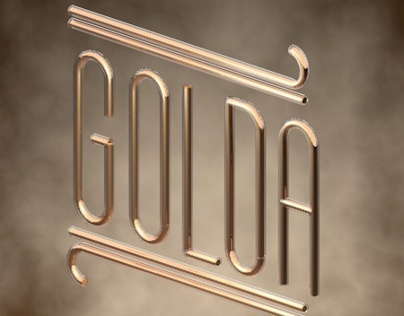 GOLDA motion typography