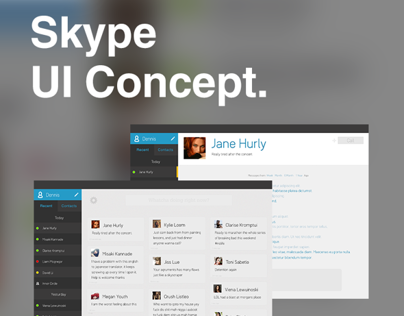 Skype UI Concept