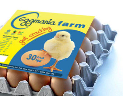 Eggmania Farm - Logo Design and Label Design