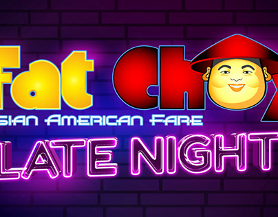 Fat Choy Late Night Logo Design