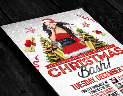 Christmas Bash 3 | Flyer + Facebook Cover