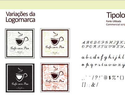 Identidade Visual - Marca Fictícia Café com Pão