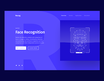AI Face Recognition Animation