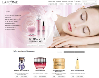 Lancôme New Website