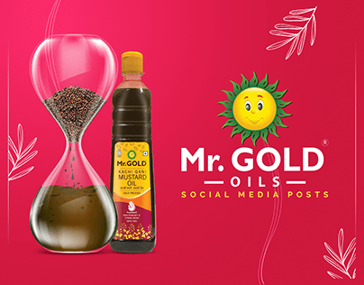 Mr.Gold Oils Social Media Creatives