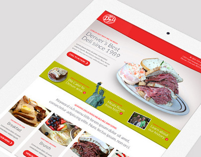 New York Deli News Responsive Redesign