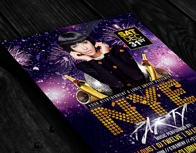 NYE Party 3 | Flyer + Facebook Cover
