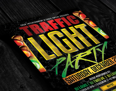 Traffic Light Party 2 | Flyer + Facebook Cover