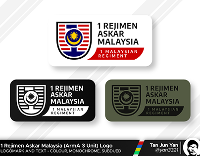 Community Logo - 1 Rejimen Askar Malaysia