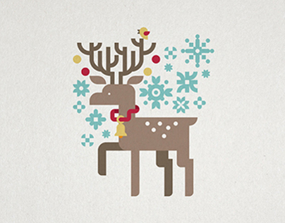 Greeting cards for winter holidays