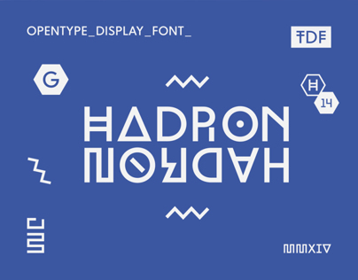 Hadron Display Typeface