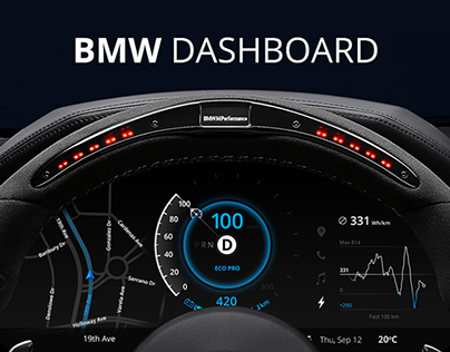 BMW Car Dashboard Design