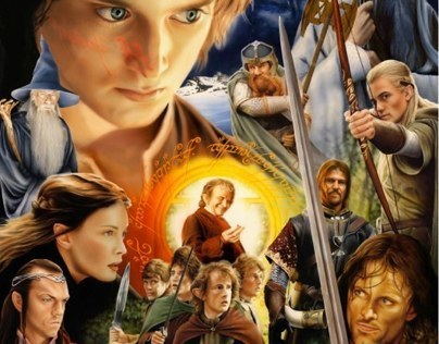 Lord of the Rings artprint