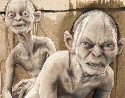 Lord of the Rings, Gollum illustration