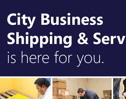 City Business Shipping & Services - Print Ad