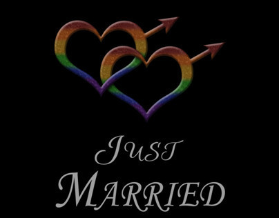Just Married - Gay Pride - Marriage Equality