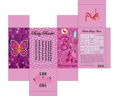 Packaging design for Baby Barbie