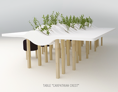 Concepts of Table “Carpathian crest”
