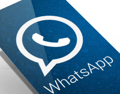 WhatsApp redesign in blue theme