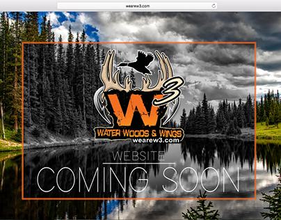 Website "Coming Soon" Home Page