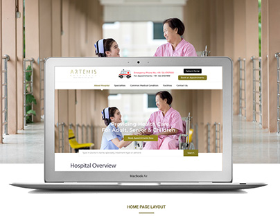Web Design - Artemis Hospitals