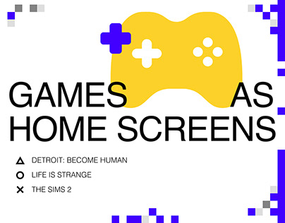 Projectminiatuur - Games as Home Screens