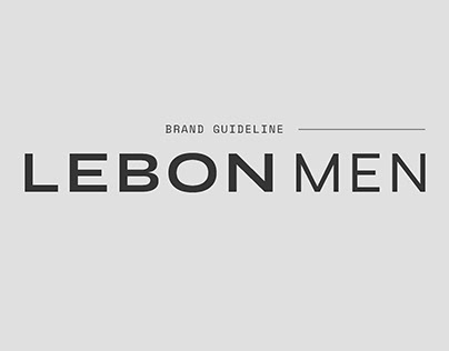 LEBON MEN - Logo Design & Brand Guideline