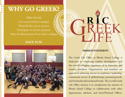 RIC Greek Life Brochure