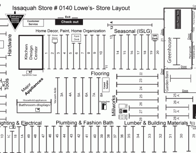 Issaquah Store layout and Aisle location