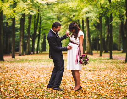 An autumn wedding