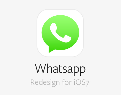 Whatsapp iOS7 Concept