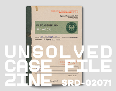 Unsolved Case SRD-02071 Zine