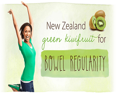 New Zealand Green Kiwifruit for Bowel Regularity