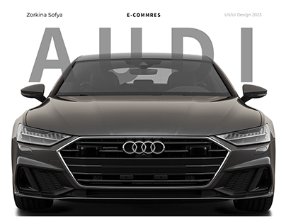 Audi E-Commers redesign concept